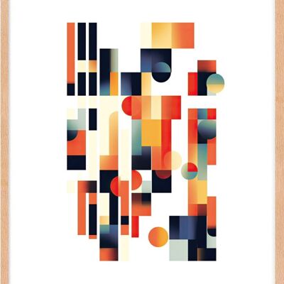 Poster - Modern Abstract 04 (30x40 cm) - Hartman AI