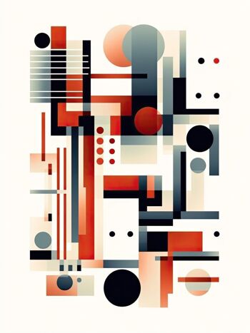 Affiche - Modern Abstract 05 (30x40 cm) - Hartman AI 2