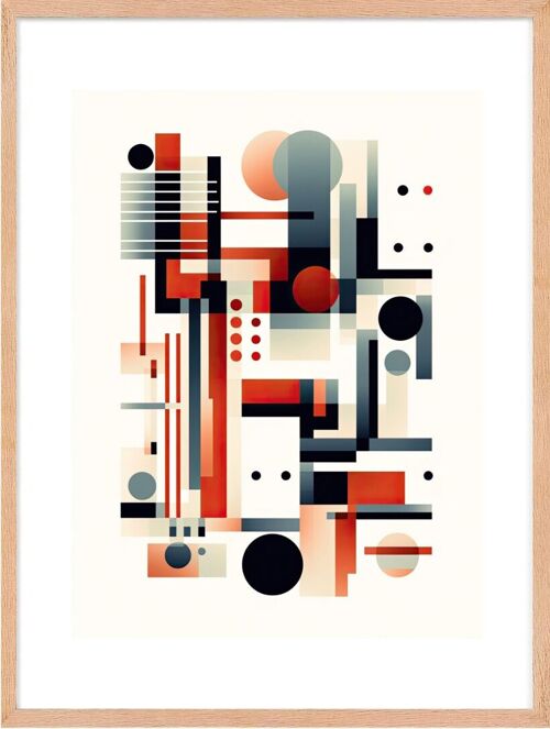 Affiche - Modern Abstract 05 (30x40 cm) - Hartman AI