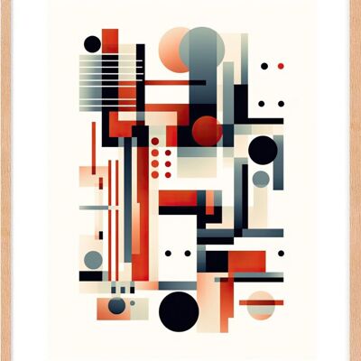 Poster - Modern Abstract 05 (30x40 cm) - Hartman AI