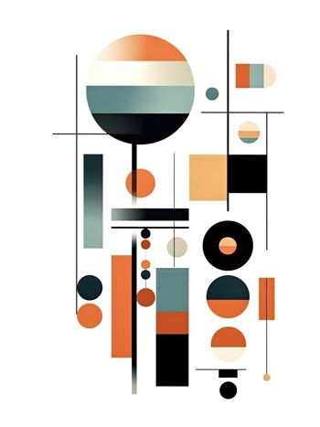 Affiche - Modern Abstract 06 (30x40 cm) - Hartman AI 2