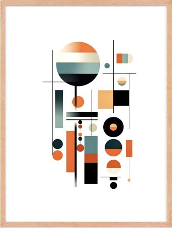 Affiche - Modern Abstract 06 (30x40 cm) - Hartman AI 1