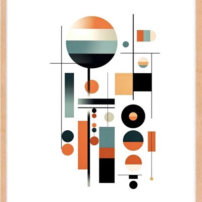 Affiche - Modern Abstract 06 (30x40 cm) - Hartman AI