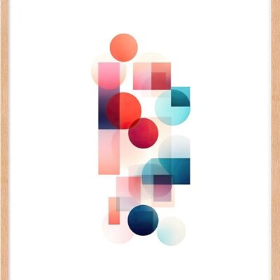 Affiche - Modern Abstract 08 (30x40 cm) - Hartman AI