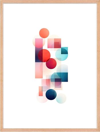 Affiche - Modern Abstract 08 (30x40 cm) - Hartman AI 1
