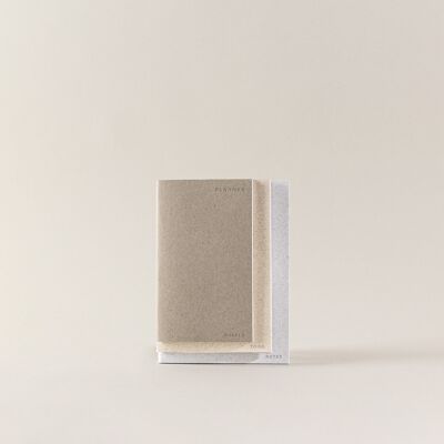 Mini agenda en coton 3 en 1