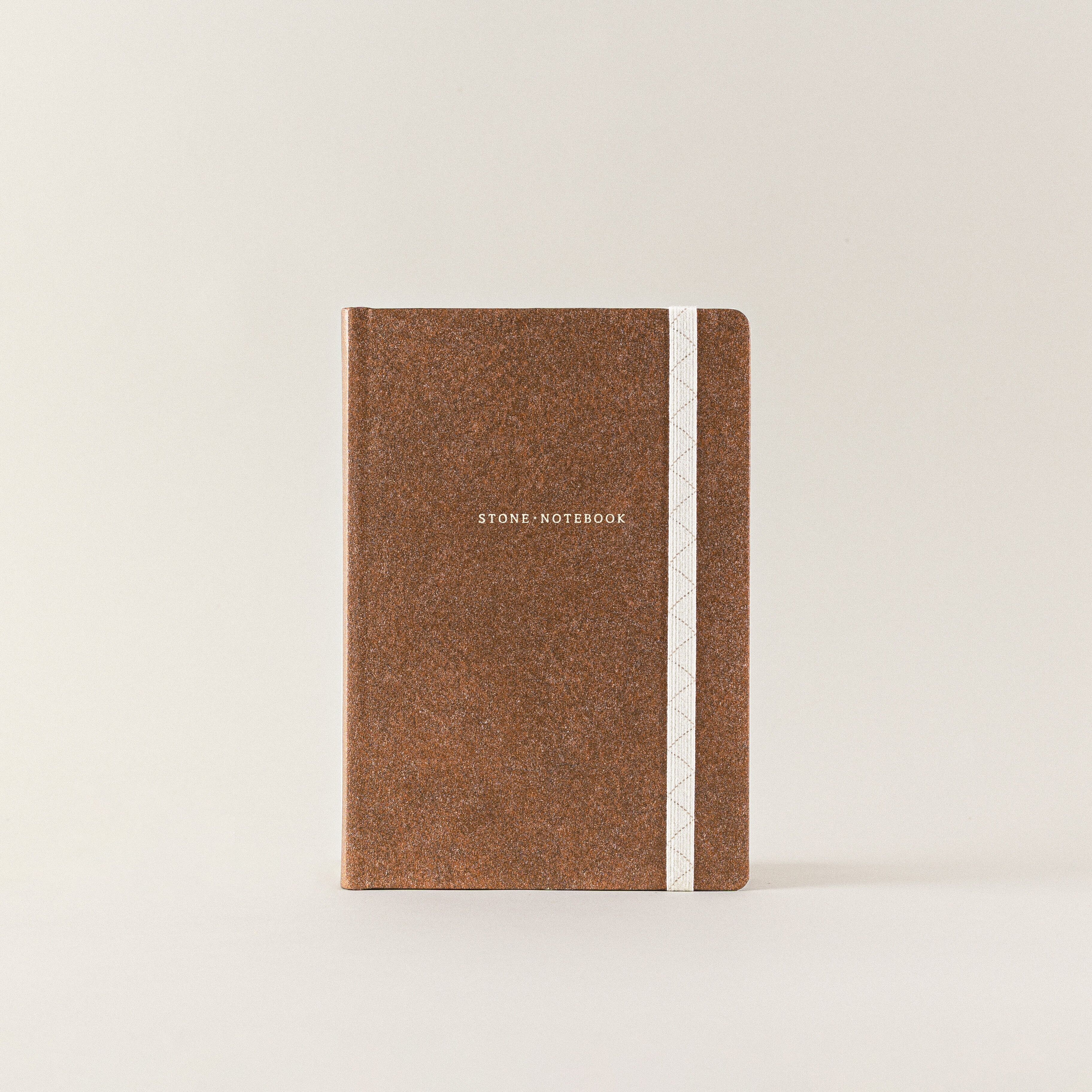 Notizbuch aus Steinpapier Kupfer