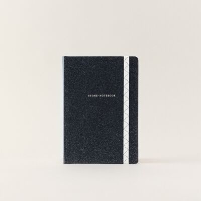Steinpapier-Notizbuch A5 Schwarz