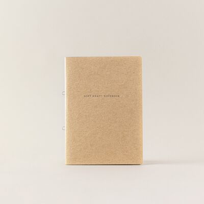 Omega A5 staple notebook Kraft (Smooth)