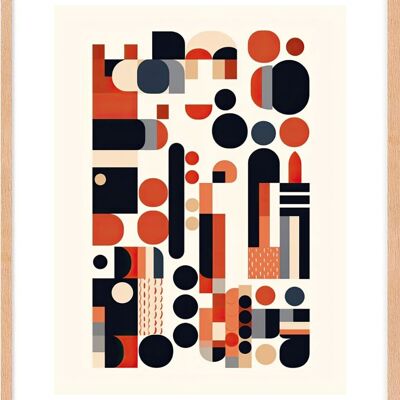 Poster – Modern Abstract 10 (30 x 40 cm) – Hartman AI