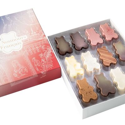 Coffret 24 Nounours en guimauve