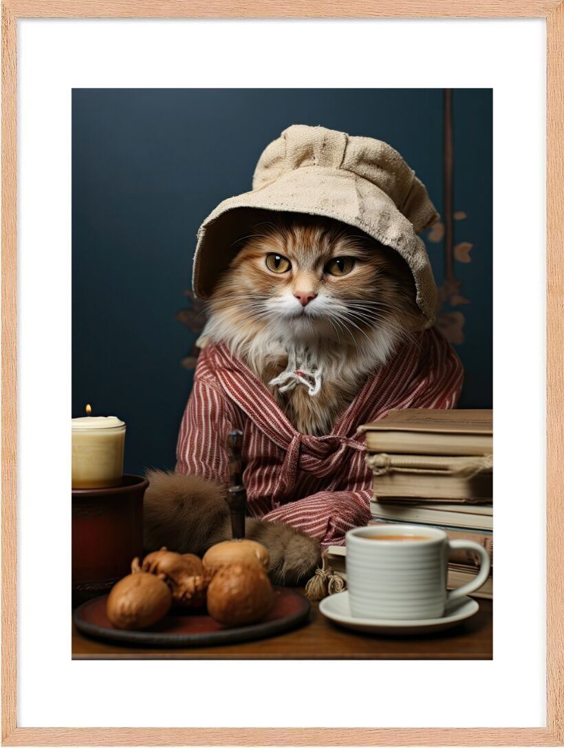 Poster - Eleganza animale 01 (30x40 cm) - Hartman AI