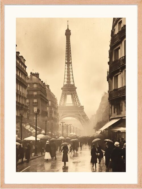 Affiche - Old Postcard 08 (30x40 cm) - Hartman AI