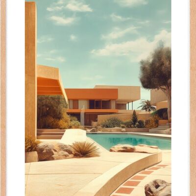 Poster – Villa California 01 (30 x 40 cm) – Hartman AI