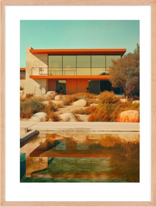 Affiche - Villa California 02 (30x40 cm) - Hartman AI