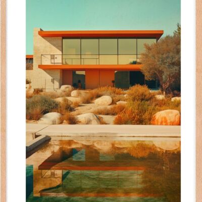 Affiche - Villa California 02 (30x40 cm) - Hartman AI