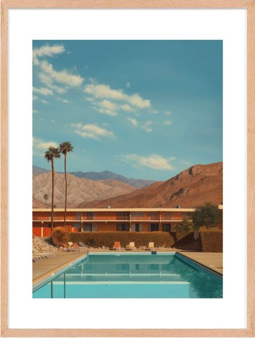 Affiche - Villa California 03 (30x40 cm) - Hartman AI