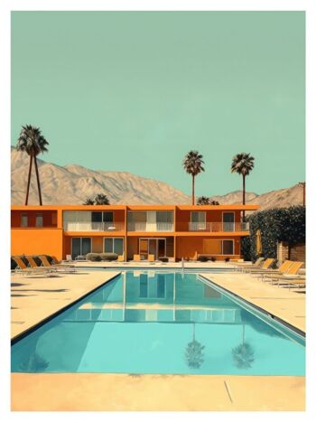 Affiche - Villa California 05 (30x40 cm) - Hartman AI 2