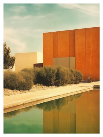 Affiche - Villa California 06 (30x40 cm) - Hartman AI 2