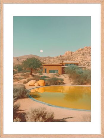 Affiche - Villa California 07 (30x40 cm) - Hartman AI 1