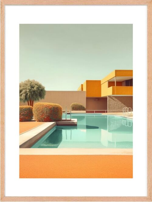 Affiche - Villa California 08 (30x40 cm) - Hartman AI