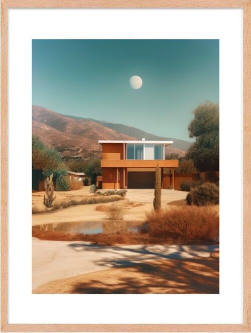 Affiche - Villa California 09 (30x40 cm) - Hartman AI