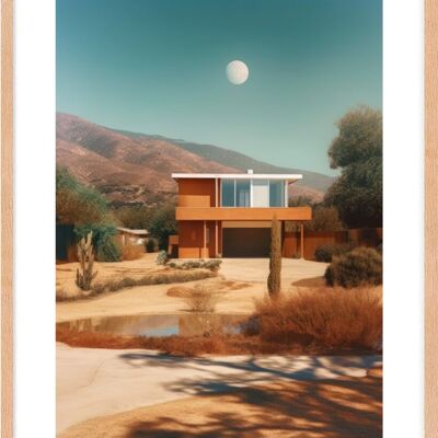 Affiche - Villa California 09 (30x40 cm) - Hartman AI