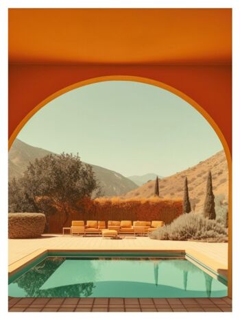 Affiche - Villa California 10 (30x40 cm) - Hartman AI 2