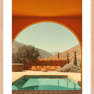 Affiche - Villa California 10 (30x40 cm) - Hartman AI