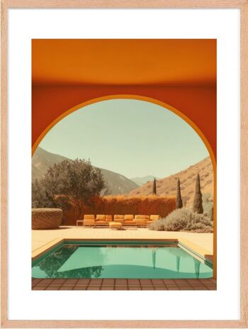 Affiche - Villa California 10 (30x40 cm) - Hartman AI 1