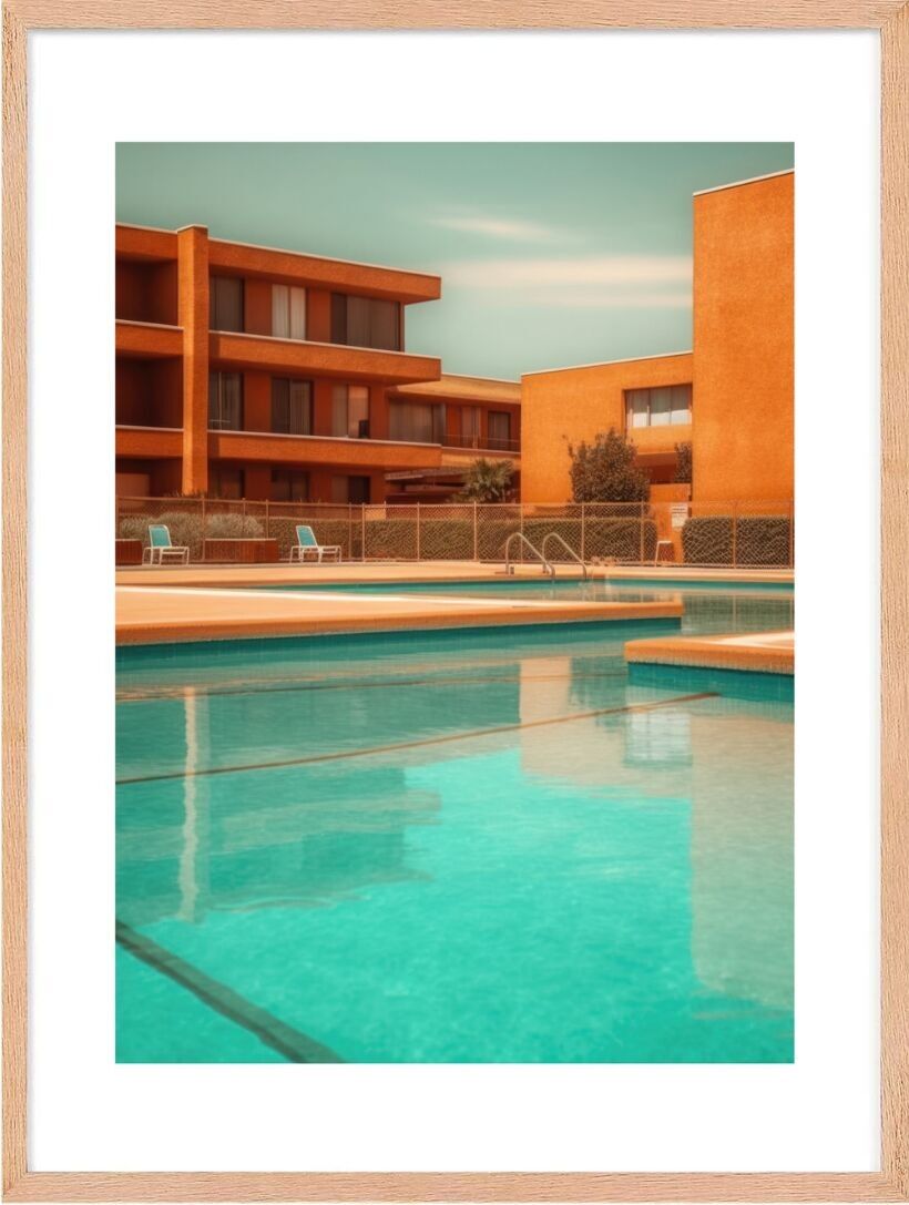 Poster - Villa California 11 (30x40 cm) - Hartman AI
