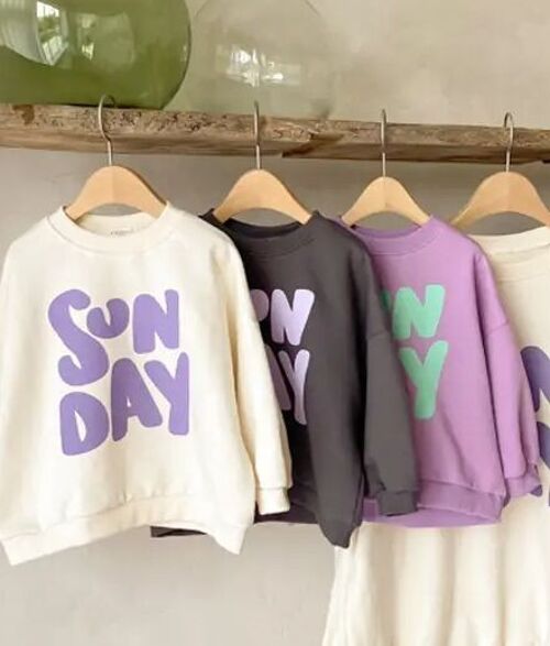 Kids sweater | sweater | autumn | ''Sunday'' | various colors | cotton