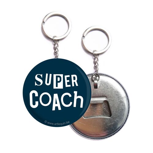 Porte-clés "super coach"