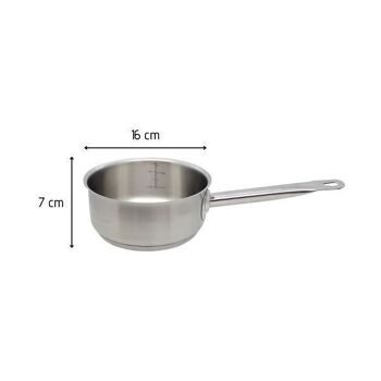 Casserole en inox 16 cm d'1 litre Elo Profi Cuisine 2