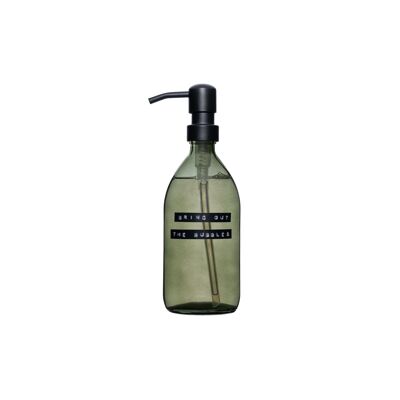 Sapone per le mani 500ml ambra scuro - pompa nera