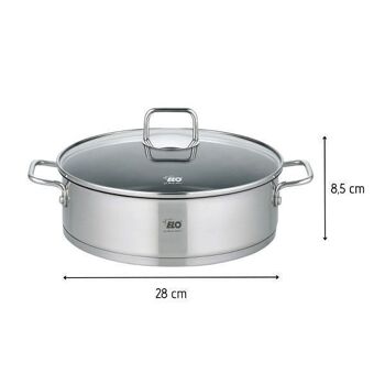 Sauteuse de cuisine 28 cm de 4,4 litres Elo Citrin 3