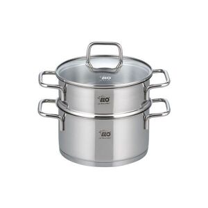 Cuiseur vapeur en inox 18 cm de 2 litres Elo Citrin