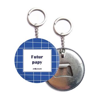 Porte-clés "futur papy" (Caro) 1