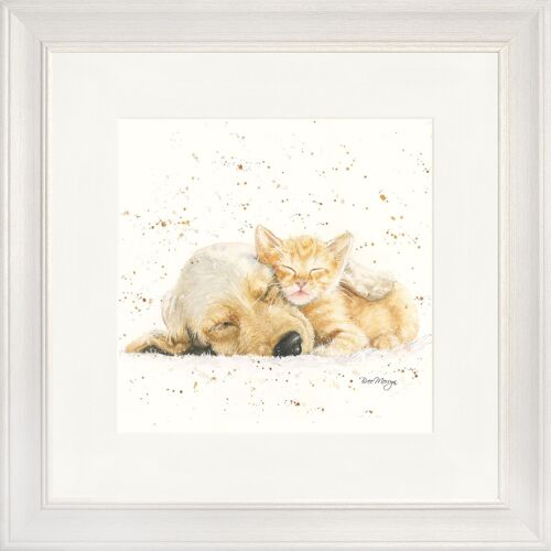 Fred and Ginger Classic Framed Print - Off White