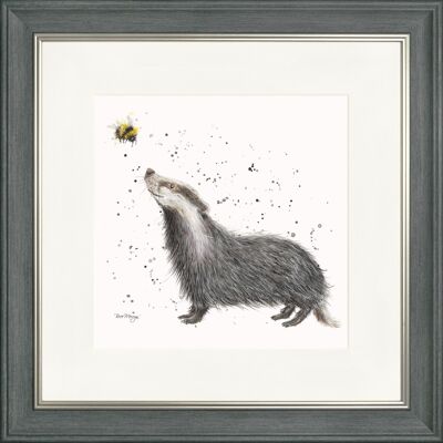 Brooke and Bumble Classic Framed Print - Charcoal