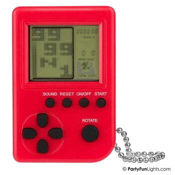 Electronic tetris game retro pocket console