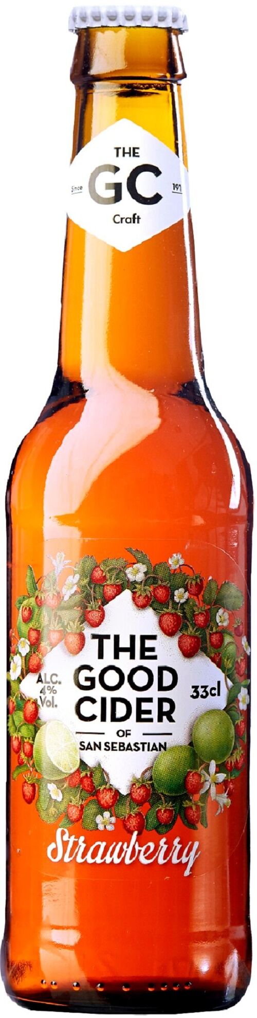 THE GOOD CIDER STRAWBERRY 33 CL CAJA 12 BOT