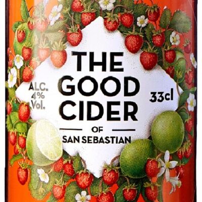 THE GOOD CIDER STRAWBERRY 33 CL CAJA 12 BOT