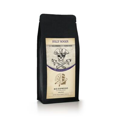 Jolly Roger (organic coffee), 250g, bean