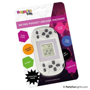 Retro Pocket Arcade Game - avec 23 jeux - 99 niveaux - jeu de poche - jeu de voyage 3