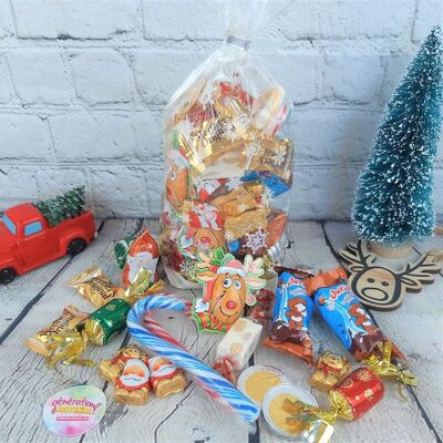 Bolsa de golosinas navideñas - Caramelos y bombones