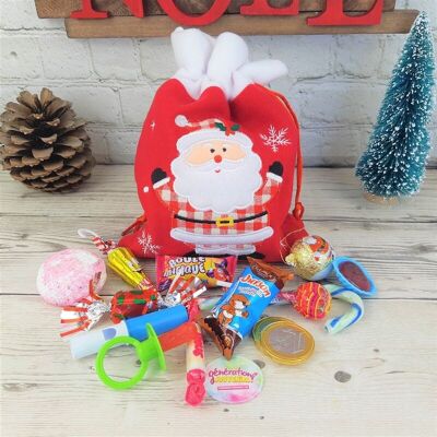 Retro Christmas pouch - Candies and chocolates