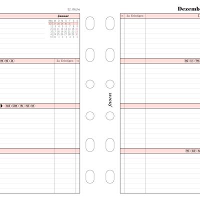 Pocket Professional 1 Woche auf 2 Seiten (deutsch) 2022