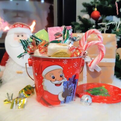 Gourmet Christmas bucket - Candies and chocolates