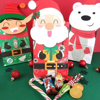Bag of sweets - Christmas character